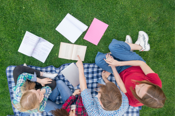 Piqueniques literários para jovens apaixonados por livros de romance: Leitura e conversas ao ar livre